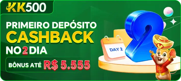 1kk500 Depósito inicial com bônus de até R$5.555